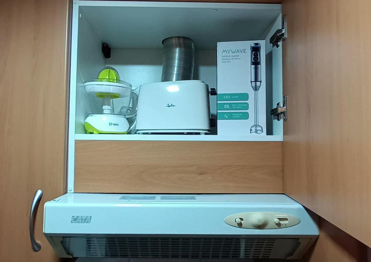 El Atico Nuevo En El Centro Con Ascensor, Garaje, Aire Acondicionado Y Wifi Apartment บีเอสกัส ภายนอก รูปภาพ